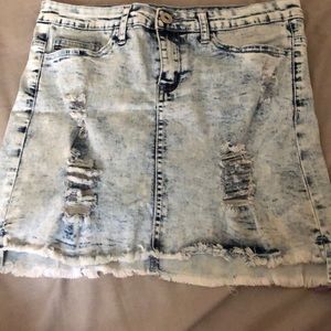 Denim skirt